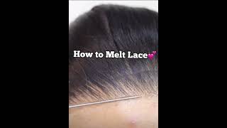 So Charming And Natural😱😱😱 How To Melt Lace |Julia hair  #juliahair #naturalhair #lacemelt