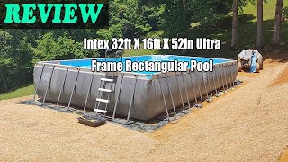 Intex 32ft X 16ft X 52in Ultra Frame Rectangular Pool - Review 2022