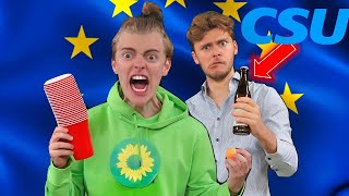 Die ZERSTÖRUNG der CSU (im Bierpong) - VLOG Europawahlkampf 2