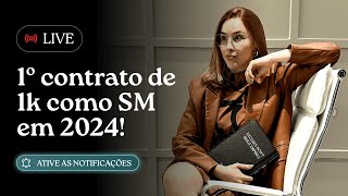 Como fechar seu primeiro contrato de 1k como Social Media ainda em 2024