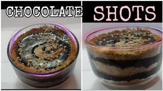 Chocolate HIDE&SEEK Shots in Just 5 mins | Chocolate lava shots | No Cream, No Bake-2minutecrafts