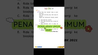 Triks cepat SILOGISME PENALARAN UMUM SNBT 2024 | FR UTBK 2021 #part25