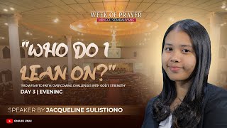 Who Do I Lean On? - Jacqueline Sulistiono | November 21st, 2023