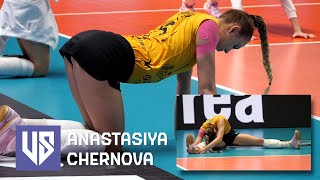 Anastasiya Chernova | Beautiful Volleyball Girl | Warming up