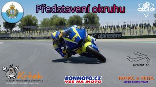 Představení okruhu + média lap v Misanu - Benefiční závod pro NFDO Krtek, MotoGP 24 game PS4/PS5