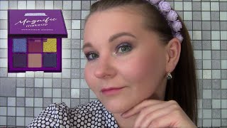 Палетка тіней для повік GlamBee Magnific Makeup Eyeshadow Palette//Макіяж очей//Детальний огляд!!!