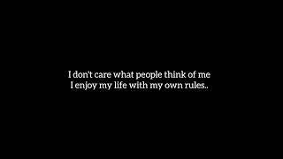 I dont't care what people think of me 💯💫 #trending #motivation #quotes #viral #audience #motivation