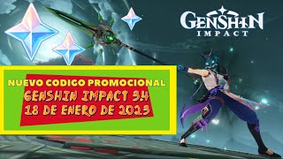 NUEVO CODIGO GENSHIN IMPACT 3.4 RECIEN SALIDO 18 DE ENERO