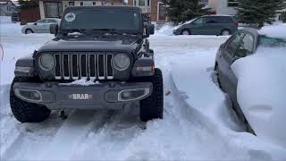 Calgary Snowfall || Roads of Calgary after 2 days of 40 cm snowfall || AmanzWorld