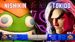 SF6 ▰ NISHIKIN (Blanka) vs TOKIDO (Ken) ▰ High Level Gameplay