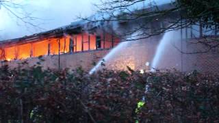 FIRE Wallingford / Crowmarsh SODC offices 15th Jan 2015