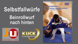 Selbstfallwürfe im Ju-Jutsu & Jiu-Jitsu - Beinrollwurf nach hinten