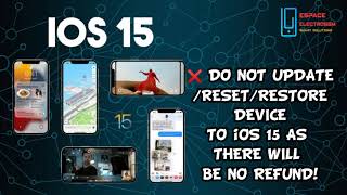 Do Not Restore/Reset Device as It Will Be Updated no bypass ios 15