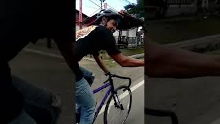 Solusi Ketika Ban Bocor gak ada gantinya #fixie #fixedgear #tegal #gowes #jateng