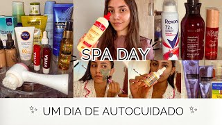 SPA DAY 🫧🧖‍♀️ | Cabelo, corpo, unha, skincare…