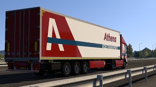 [ETS2 1.49] 2023 Daf XD, from Bayonne (F) to Turin (I). Realistic Driving.