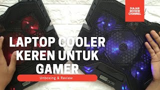 Unboxing & Review Barang Unik yang Dijual Online eps#02 "Laptop Cooler Taffware k5" untuk Gamer