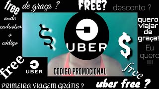 COMO cadastrar o CUPOM de DESCONTO do UBER #vaideuber. #uberbrasil