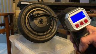 Pure air e scooter inner tube/tyre change