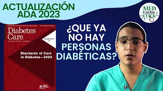 ADA 2023 en español | Revisión completa Diabetes Care 2023