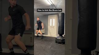 How to kick like Bruce Lee