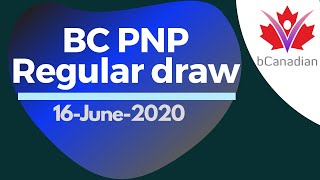 BC PNP latest draw, June 2020