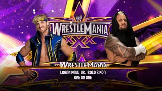 WWE 2K24 Logan Paul vs Soko Sikoa WrestleMania