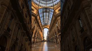 Inside of Galleria Vittorio Emanuele II 🇮🇹 #milan #italy #duomodimilano