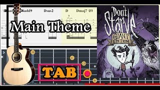 Guitar Tab - Main Theme (Don't Starve) OST Fingerstyle Tutorial Sheet Lesson #Anp