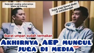 komentar dede di bantah aep tentang ke saksian palsu.