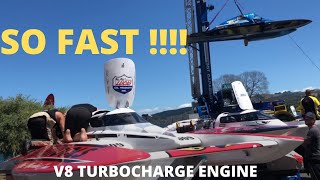 Taupo Boat Race (New Zealand) magagandang mga Bangka! V8 - fully loaded and - Carbon Fiber Body