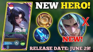 NEW HERO ZHUXIN, RELEASE DATE: JUNE 29! | ZHUXIN MLBB🔥 #zhuxin #zhuxinmlbb #mlbb