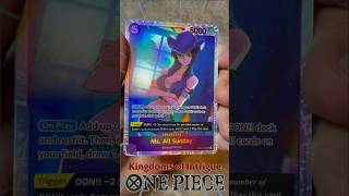 🏴‍☠️ One Piece Pack Opening 5 of 24! Kingdoms of Intrigue OP-04 #onepiece #shorts #waifu #luffy