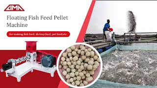 Extruder Machine for Making Floating Fish Feed, Pet Food