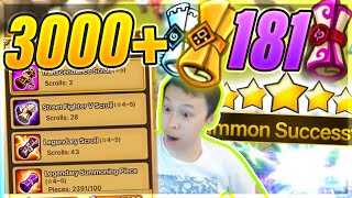 3,000+ Summons! 181 LD?! - 808 LD Nat 5 Lightning Luck OP!