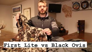 Jacket Review: First Lite Corrugate Guide vs Black Ovis Specter wind hoodie