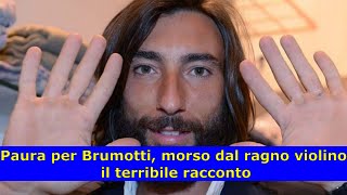 Paura per Vittorio Brumotti, morso dal ragno violino: il terribile racconto,