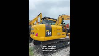 Used Komatsu PC130 is for sale in China.13 tons. Contact Lily for more details. #digger #excavator