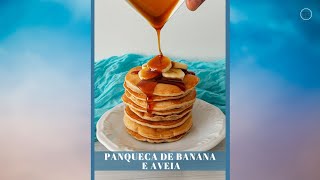 PANQUECA DE BANANA E AVEIA