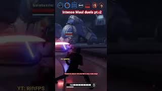 Intense Maul duels part 2 #shorts #battlefront2