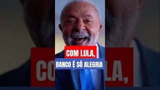 Com Lula os bancos fazem a festa. #banco #lula #brasil #bilionários #lucro