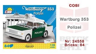 [COBI] Wartburg 353 - Polizei - Speedbuild (Youngtimer Series No. 24558)