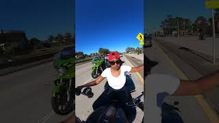 Van trying to bully bikers at Daytona Bike Week #harleydavidson #roadglide