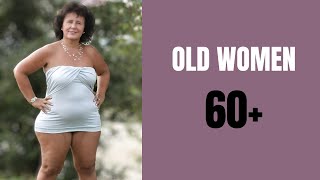 Natural Older Women OVER 60 | Elegant Outfits | Fashion Review