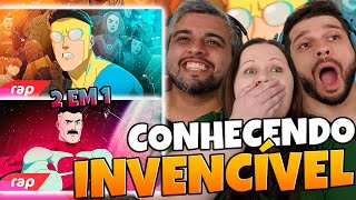 [BRUTAL!] RAP DO INVENCÍVEL + OMNI-MAN | 7 MINUTOZ | FAMILY REACTS