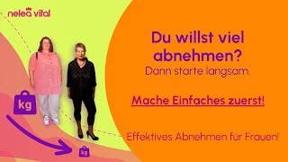 Effektives Abnehmen für Frauen. Wie du vor dem Kurskauf einen Blick in unser Coaching werfen kannst.