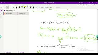 Paper 1 Pure Mathematics (9709) May/June 2024 Solution Part 3 (Q4 & Q5) | Cambridge