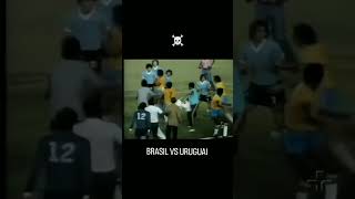 Keributan sepakbola brazil vs uruguay #sepakboladunia