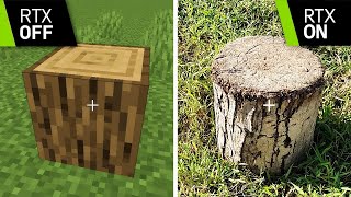 MINECRAFT rtx on 🆚 rtx of 😏