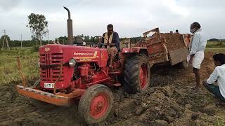 Mahindra tractors gravel load